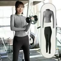 ราคา Certified products8ZX SPORT ชุดกีฬา ชุดโยคะ ผู้หญิง ยิม แห้งเร็ว เสื้อรัดรูป วิ่ง ชุดออกกำลังกาย เสื้อแขนยาว กางเกงขายาว/แขนยาว/แจ็คเก็ต เสื้อผ้าโยคะ เสื้อกีฬา กางเกงวอร์ม ***ขา (1731298750351509125)