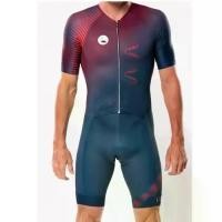 ราคา ชุดปั่นจักรยานฤดูร้อน ผู้ชาย แขนสั้น ไตรกีฬา แห้งเร็ว ระบายอากาศ ชุดวันพีซ ชุดกีฬา 2025 มาใหม่ (1731644366778762964)