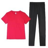 ราคา ชุดกีฬา ผ้าฝ้ายแท้ สำหรับผู้หญิง TUCANO ฤดูร้อน 2025 ชุดวิ่งแขนสั้นลำลอง ชุดสองชิ้น เหมาะสำหรับคุณแม่ ชุด วอร์ม ผู้ หญิง แบรนด์ แท้ ชุด เซต วอร์ม ผู้ หญิง ชุด วอร์ม สไ (1732259134372678086)