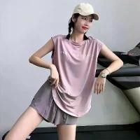 ราคา เสื้อยืดกีฬาผ้าไหมน้ำแข็ง สำหรับผู้หญิง พลัสไซส์ 150 กก. ทรงหลวม เสื้อกั๊กฟิตเนส เสื้อแขนกุด เสื้อกีฬา เหมาะสำหรับวิ่งและโยคะ ชุดกีฬา 6.21 กางเกง กีฬา แกรนด์สปอร์ต volleyball (1731926979586393713)