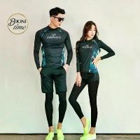 ราคา 【SALE】BikiniTime (M-3XL) SB144 ชุดว่ายน้ำเซ็ทคู่ชาย-หญิง แขนยาวขายาว สีดำ กันแดด ชุดดำน้ำ ชุดว่ายน้ำผู้หญิง ชุดว่ายน้ำผู้ชาย (1731934846493165184)