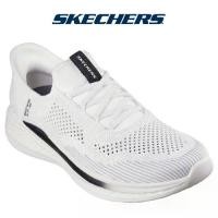 ราคา Skechers รองเท้าผู้ชาย รุ่น Slip-ins SKECHERS USA Street Wear Slade - 210810-WHT - สีขาว (1732127727455144750)