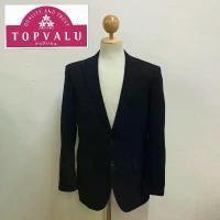 ราคา สูทผู้ชาย TOPVALU QUALITY AND TRUST ลายเส้นตรง สีดำ กระดุมเสื้อ 2 เม็ด กระดุมแขน 4 เม็ด คลังสินค้า (1731746652310898525)