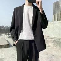 ราคา เสื้อสูทเบลเซอร์ผู้ชาย สูทผู้ชาย สูทชาย สูท 2024 สไตล์เกาหลี สีขาว สูทผู้ชายสูทเบลเซอร์เท่ๆ (1730919003188005640)