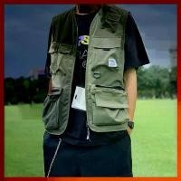 ราคา เสื้อกั๊กผู้ชาย เสื้อกั๊กแค้มป์ปิ้ง เสื้อกั๊กผู้ชาย เสื้อกั๊ก Workwear สำหรับผู้ชาย แฟชั่น เสื้อกั๊กยุทธวิธีที่ใช้งานได้จริง Man Clothing (1730122930471077925)