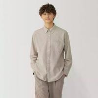 ราคา เสื้อเชิ้ตผู้ชาย MUJI วัสดุ Oxford ซักได้ กระดุมลง แขนยาว มาใหม่ (1731699349457241166)