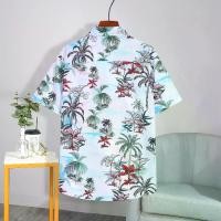 ราคา เสื้อเชิ้ตใหม่ล่าสุดลายดอก.เล่นสงกรานต์ทะเลผ้าแห้งเร็ว เสื้อเชิ้ตผู้ชาย (1731243086491846569)