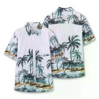ราคา เสื้อเชิ้ตลายทะเลมะพร้าวใหม่ล่าสุด，ผ้าแห้งไว เสื้อเชิ้ตผู้ชาย Men's Shirt (1731228225956644532)