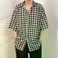 ราคา เสื้อเชิ้ตผู้ชาย แขนสั้น ทรงหลวม สไตล์เกาหลี คอปกแหลม ดีไซน์สีแดง Ins ฤดูร้อน แฟชั่น เสื้อเชิ้ตลำลอง ความรู้สึก (1731200597853308436)