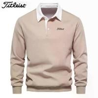 ราคา เสื้อกอล์ฟสำหรับผู้ชาย, ฤดูใบไม้ร่วงแขนยาว, แฟชั่น, สไตล์ลำลอง, สีทึบ, เสื้อกันหนาวกอล์ฟสุดหรู, เสื้อโปโลผู้ชาย, เสื้อยืดกอล์ฟ (1731306014092134826)