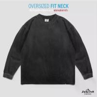 ราคา EVERESTER เสื้อแขนยาว วินเทจ Oversize (แขนจั้ม) เฟดเทาดำ Cotton 100% เสื้อยืดผู้ชาย FED (1731785453214271508)