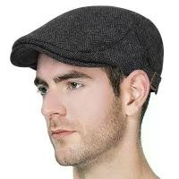 ราคา หมวกเบเร่ต์วินเทจ สำหรับผู้ชาย ทรงแบน ทำจากผ้าฝ้ายและตาข่าย สไตล์โบนิซ่า หมวกเบเร่ต์ หมวกผู้ชาย (1731564714022962654)