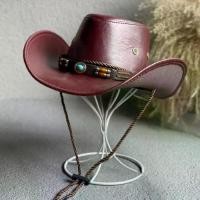 ราคา หมวกคาวบอย สไตล์ฤดูร้อน สำหรับผู้หญิงและผู้ชาย Sombrero Hombre หนังเทียม หมวกชาวประมงเดินทางปีกใหญ่ หมวกคาวบอย หมวกบักเก็ต เหมาะสำหรับชุดสุภาพบุรุษ หมวกผู้ชาย (1732219125114440530)