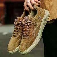 ราคา รองเท้าไม่มีส้นผู้ชาย, หนังกลับแท้, รองเท้าลำลอง, รองเท้าผ้าใบผู้ชาย, สไตล์ผูกเชือก, รองเท้าอ็อกซ์ฟอร์ด, รองเท้าวิ่งจ๊อกกิ้งกลางแจ้ง, ขนาดใหญ่ 38-47 (1731200082075880202)