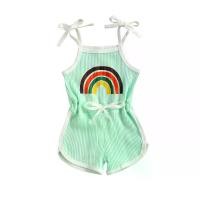 ราคา เด็กผู้หญิง แขนกุด พิมพ์ลายสายรุ้ง เปิดไหล่ สายเอี๊ยม ชิ้นเดียว (1730006937368496692)