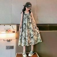 ราคา ชุดเด็กผู้หญิง สไตล์ฤดูร้อน 2025 ดีไซน์หมึกหวาน สไตล์ตะวันตก สายเอี๊ยม ยาว สไตล์เจ้าหญิงหวาน ยาว สไตล์ดาราอินเทอร์เน็ต (1732237568303728966)