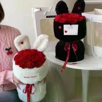 ราคา ช่อดอกไม้ประดิษฐ์ สไตล์กระต่าย หูกระต่าย ช่อสำเร็จรูป เหมาะสำหรับของขวัญวันเกิดและช่อรับปริญญา พวงหรีด ดอกไม้ ของ ตกแต่ง ช่อ (1731621928866252044)