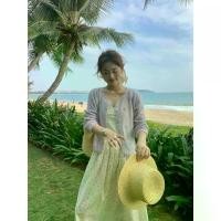 ราคา เสื้อผ้าผู้หญิง ฤดูใบไม้ผลิ ซูซาน ต่อต้านริ้วรอย สไตล์ลำลอง ปักลายดอกไม้เล็กๆ คอกลม เสื้อคาร์ดิแกนถัก แจ๊กเก็ต ท็อป 1809 (1732051334927715011)