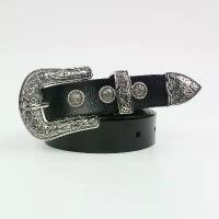 ราคา เข็มขัดผู้หญิง สไตล์วินเทจ บุคลิกภาพอเนกประสงค์ เข็มขัดหนังวัวชั้นบนสุด เข็มขัดตกแต่งหนังแท้ เข็มขัดแฟชั่น หมุดย้ำวินเทจ (1731307569645782254)