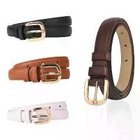 ราคา เข็มขัดผู้หญิง แฟชั่นวินเทจเกาหลี หัวเข็มขัดโลหะสีทอง มี 4 สีให้เลือก (1731688053524957748)