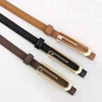 ราคา เข็ดขัดหนังแท้ เส้นเล็ก เข็มขัดผู้หญิง เข็มขัดเดรส ขายดี (1731357986428127290)