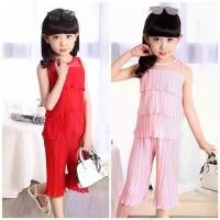 ราคา ชุดเสื้อ+กางเกงผ้าชีฟองพีช สีชมพู,สีแดง (1731751266265892861)