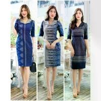 ราคา [COD][TK][พร้อมส่ง][ส่งฟรี][เก็บเงินปลายทาง][จัดส่งทันที] เดรสทำงานผ้าไทย ชุดผ้าฝ้ายลายคราม ชุดเดรสผ้าฝ้ายลายขอ เดรสสั้น ชุดไทย ชุดออกงาน ผ้าไทยผู้หญิง ผ้าไทยทำงาน ชุดทำงานผู้หญิง (1731753008256550648