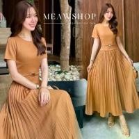ราคา S-2XL เดรสยาว+เข็มขัด ชุดทำงานผู้หญิง ชุดออกงาน ชุดไปงาน ชุดไปเที่ยว ชุดสวยๆ เดรสสีน้ำตาล ชุดสุภาพ ceo ชุดไปวัด ชุดทำบุญ งานบุญ งานบวช nt (1731876466420319774)
