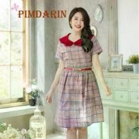 ราคา ชุดเดรส Dress ชุดทำงานผู้หญิง เดรสลายสก็อต เดรสทำงาน ชุดกระโปรง เสื้อผ้าแฟชั่น เสื้อผู้หญิง ชุดทำงาน เดรสเรียบร้อย (1730003589573086175)