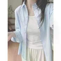 ราคา เสื้อเชิ้ต คอปกโปโล สีเขียวมิ้นต์ แขนยาว สำหรับผู้หญิง ฤดูใบไม้ผลิและฤดูใบไม้ร่วง ดีไซน์ใหม่และสวย เสื้อแจ็คเก็ตอเนกประสงค ขาวโอโม่ polo เสื้อโปโล TOP shirt เสื้อคอปก เสื้อคอปก เ (1731590438299730983)