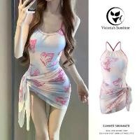 ราคา Victoria's ชุดว่ายน้ำผู้หญิง ชุดว่ายน้ําวันพีช ผูกคอ ลายผีเสื้อสีชมพู ทูพีช มีฟองน้ำ beach#0725 บล็อกบัสเตอร์ (1731582154515055679)