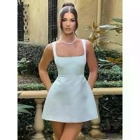 ราคา ชุดราตรี, NIDANSSI, สีขาว, เปลือย, ซิป, สำหรับผู้หญิง, 2024, เสื้อคลุมสั้น, สง่างามและเซ็กซี่, สไตล์บอดี้คอน, เหมาะสำหรับฤดูร้อน, Vestidos (1731799194986645512)