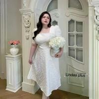 ราคา เดรสออกงาน อก40-52นิ้ว ผ้าลายดอกกุหลาบ คอเหลี่ยม ชุดผู้ดี เรียกหรู คุณหนู ชุดราตรี สาวอวบ ไซส์ใหญ่ MG29-0 08SDSD55663 (1731753213568714085)