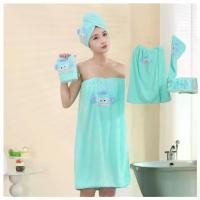 ราคา ชุดผ้าขนหนูอาบน้ำ, ผ้าขนหนูนาโน, กระโปรงอาบน้ำ 3 ชิ้น, การ์ตูนน่ารักผู้หญิง, เสื้อคลุมอาบน้ำ,ผ้าขนหนู,หมวกอาบน้ำ (1731859904323618812)