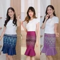 ราคา กระโปรงลายไทย NK กระโปรงสั้น เอวสูง ทำจากผ้าญี่ปุ่น มีลายหางปลา ผู้หญิง Clothing Women Lady เสื้อผ้า Skirt ผ้าฝ้าย ผ้าแก้ว ผ้าสำลี ผ้าซิ่น ผ้าถุง ผ้าลาย (1730966977395460631)