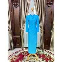 ราคา ทั้งชุด ชุดเซ็ทเสื้อ+ผ้าถุง เสื้อจิตรลดา ชุดไทย ชุดไทยจิตรลดา รหัส ศธ รหัส FF (1731705845105591915)