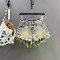 ราคา กางเกงยีนส์ขาสั้น เอวสูง ดีไซน์ด้อย ผ้าถุง สีทอง กระโปรง ซีทรู ลูกไม้ กางเกง เอว สม็อค กางเกง รีด เพชร กางเกง หนัง ผู้ หญิง vertical wind tunnel skirt กระโปรง ไทย ก (1732178994026417137)