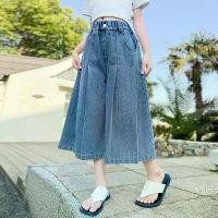 ราคา กระโปรงยีนส์ขาสั้นสำหรับเด็กผู้หญิง, ชุดฤดูร้อน, มีสไตล์, กางเกงกระโปรงดาราอินเทอร์เน็ต, กางเกงขาสั้นบางฤดูร้อน, สำหรับเด็กโต, ข้ามพรมแดน ผ้าถุง ลาย ไทย เด็ก ผู้ หญิง ผ้าถุง (1731790020957734320)