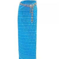 ราคา ผ้าถุง ผ้าพิมพ์ลาย ฝ้าย ผ้าป้าย ผูกเอว ลายข. สีดำ สีฟ้าเข้ม สีม่วง สีบานเย็น สีน้ำตาล ชมพู กรม (1729762760292600779)