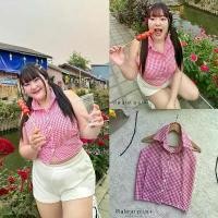 ราคา (WR) เสื้อคล้องคอ คอปก ลายสก็อตสีแดง น่ารัก แบ้วๆ เสื้อผ้าสาวอวบอ้วน พลัสไซส์ ไซส์ใหญ่ คําแนะนําผลิตภัณฑ์ใหม่ของเดือนนี้ โปรโมชั่น พิเศษ จัดส่ง ฟรี binder ขาว แฟชั่น (1731719284265158628)