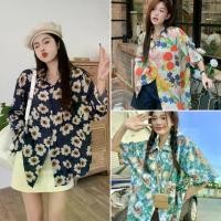 ราคา เสื้อเชิ้ตลายดอก blouses & shirts เสื้อผ้าสไตล์ y2k คอบัวลายสก็อต เสื้ออก 60 นิ้วไซซ์ใหญ่ mardi mercredi เสื้อคอปาด เสื้อไหมแก้วผู้หญิงสวยๆ ใบเล็ก ฟ้า ฮาวาย เสื้อเบลาส์และเสื้อ (1731921215671535337)