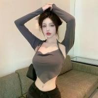 ราคา เสื้อผ้า สตรีมเมอร์หญิง เสื้อครอปสั้น เซ็กซี่ กระบังลม สาวฮอต สไตล์น่ารักและเซ็กซี่ ชุดทูพีซรัดรูป เหมาะสำหรับฤดูใบไม้ผลิ สตรีมสด ชุด ถุงน่อง เซ๊กซี่ สาวอวบ กางเกง เสือ สาวอวบ ชุด โปเยโปโลเย (17319934