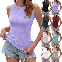 ราคา เสื้อกล้ามผู้หญิง ฤดูร้อน มาใหม่ คอกลม สีพื้น ทรงสลิมฟิต แขนกุด แฟชั่น เสื้อกล้ามลายทาง เสื้อยืด สำหรับผู้หญิง (1730463010316192088)
