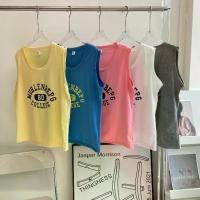 ราคา 77UNI เสื้อแขนกุดผู้หญิงทรงหลวมสกรีนอักษร Tank 778 เสื้อกล้ามผู้หญิง เสื้อแขนกุด เสื้อยืด ผ้านุ่ม เสื้อ กราม (1732250648018979485)