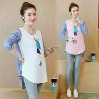 ราคา เสื้อคนท้อง, แฟชั่น, ผ้าฝ้าย, แขนยาว, คอกลม, เสื้อคนท้อง, เสื้อคนท้อง, เสื้อผ้าคนท้อง, มาใหม่สำหรับฤดูใบไม้ร่วง, 2024 ผ้าไหม (1729989802070346667)