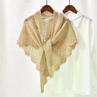 ราคา ผ้าพันคอ Pashmina ถักธรรมดา, LAVEN, ผ้าพันคอสามเหลี่ยม, การออกแบบหัวใจรัก, ผ้าคลุมไหล่กลวงออก, ผ้าคลุมมุสลิม, ผ้าคลุมไหล่ Pashmina (1731455776233916616)