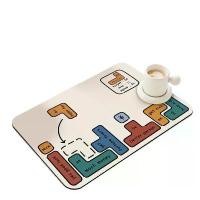 ราคา เสื่อให้อาหารสัตว์เลี้ยง ดูดซับ มีฐานยางกันน้ำ เหมาะสำหรับสุนัขและแมว เสื่อดื่มแห้งเร็ว น้ํา พลุ ไร้ สาย แบบ ชาร์จ จุกนม แผ่นรอง ชาม อาหาร แผ่น กัน ลื่น สุนัข แมว (1731345656609276974)