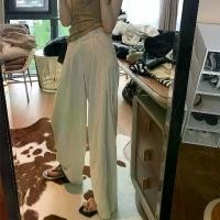ราคา กางเกงขากว้างผ้าลินินบาง, สำหรับผู้หญิง, ฤดูร้อน 2025 มาใหม่, เดรป, ป้องกันแสงแดด, ไม้ถูพื้นตรง, สไตล์ลำลอง, กางเกงขายาว กางเกง ขากระบอก ใหญ่ กางเกง ขาม้า เอวสูง กางเกง ลาย ทหาร (1732251527957219631)