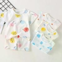 ราคา ชุดเซ็ตเด็กแขนสั้น ผ้าโปร่ง เย็นสบาย นุ่มนิ่ม (6 เดือน - 3 ปี) S1 เสื้อเด็ก พร้อมกางเกง เสื้อผ้าเด็กอ่อน ใส่สบาย ไม่ร้อน (1731801594527909485)