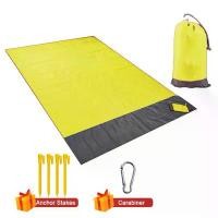 ราคา เสื่อชายหาดกันน้ำ เสื่อปิกนิกแบบมีกระเป๋า 140x210ซม. และ 200×210ซม. ผ้าห่มไร้ทราย เหมาะสำหรับการตั้งแคมป์และปิกนิกกลางแจ้ง ผ้าคลุมเต็นท์แบบพับได้ เครื่องนอน (1731410566133549779)